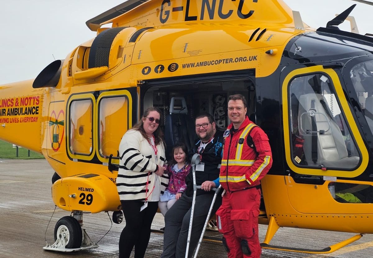 Lincs & Notts Air Ambulance Real LIfe Stories - Tony's Story